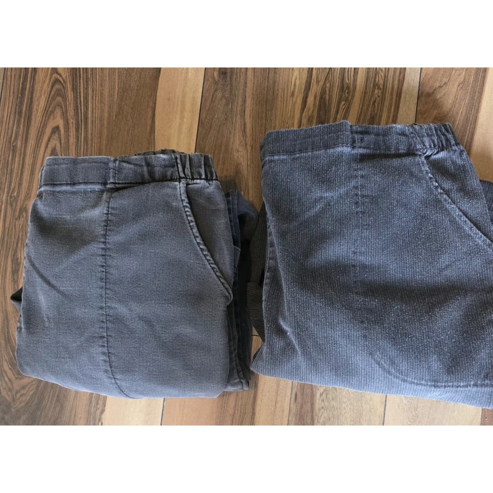 bundle of 2 pair of Gray croft & barrow cotton blend womens pants 16P stretch